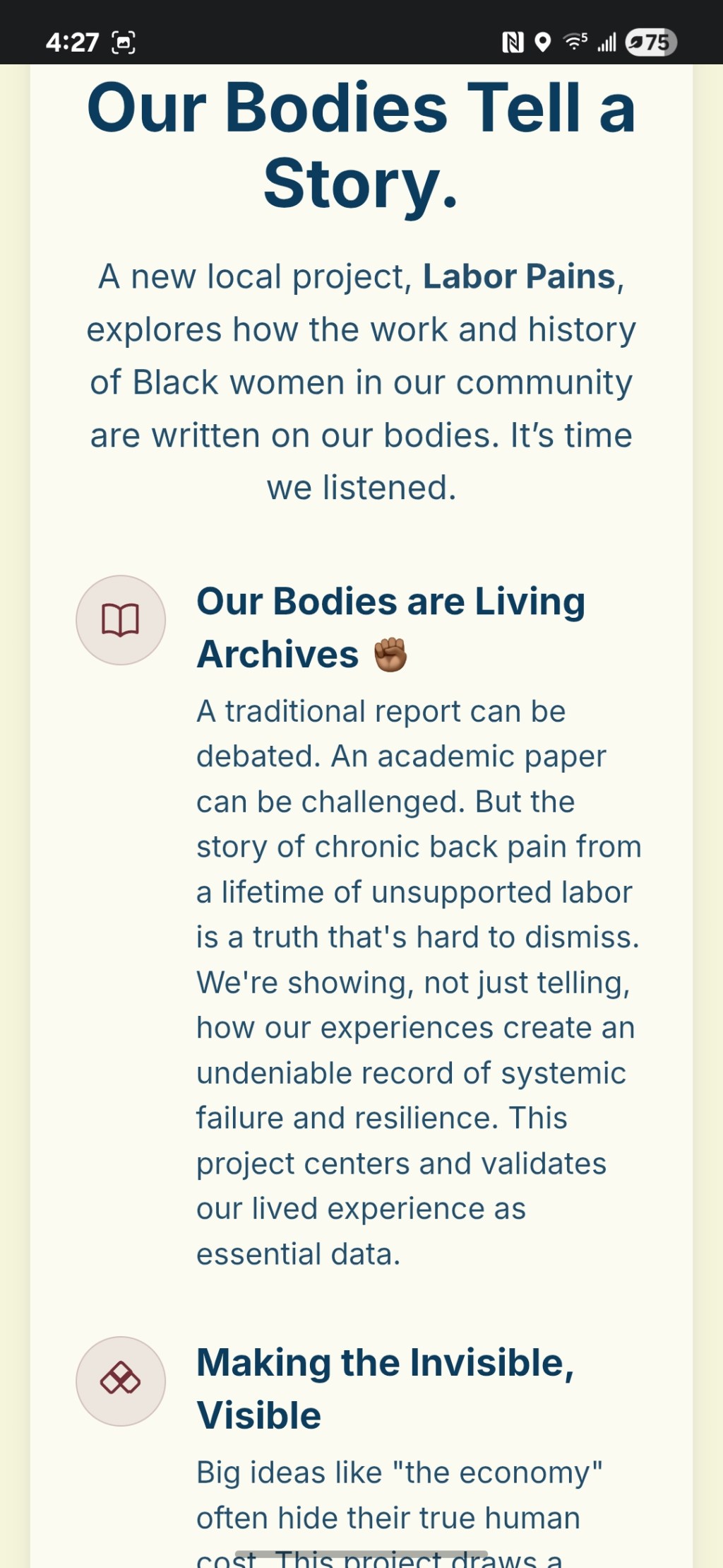 Week 5: Labor Pains – The Legacy of Unseen&nbsp;Labor